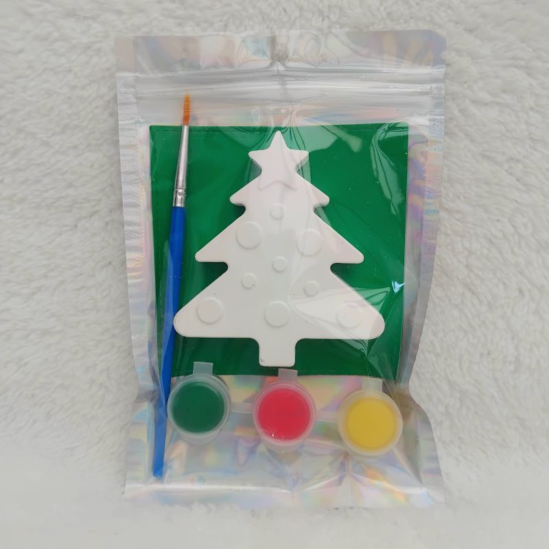 Paint Your Own Plaster ChristmasTree, Christmas Party Bag Filler,Kids Christmas Party Activity 🎄🎨 🖌