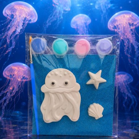 Paint Your Own Jellyfish, Under The Sea Kids Plaster Painting Activity 🌊 🎨 🖌
