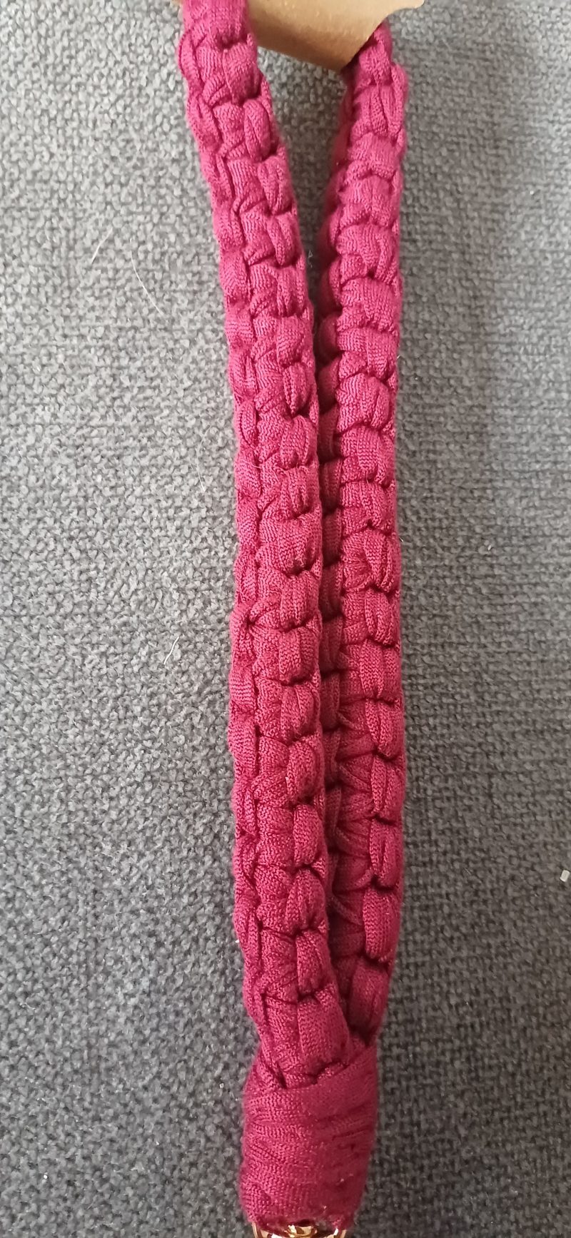 Burgandy Wristlet Key Holder