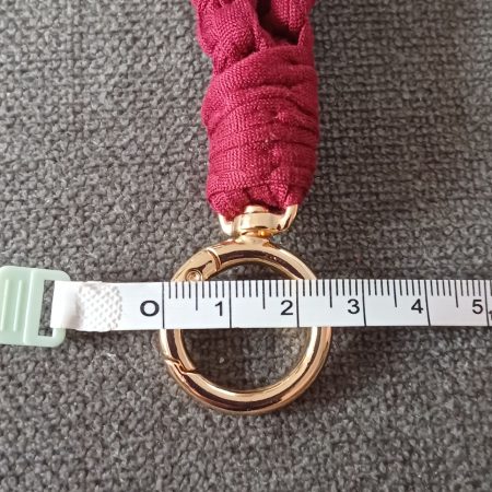 Burgandy Wristlet Key Holder
