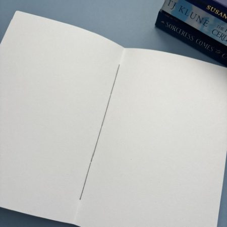 A5 Coptic stitch burgundy notebook | 48 pages | Shhh I’m Reading Design| Elastic closure