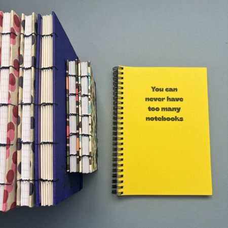 Wire bound lined notebook | 70 pages | A5 | Softcover | You can never have too many notebooks