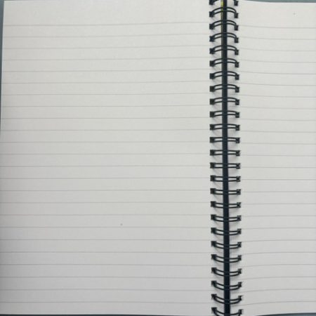 Wire bound lined notebook | 70 pages | A5 | Softcover | You can never have too many notebooks