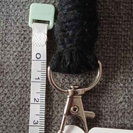 Black Square Knot Macrame Beaded Wristlet