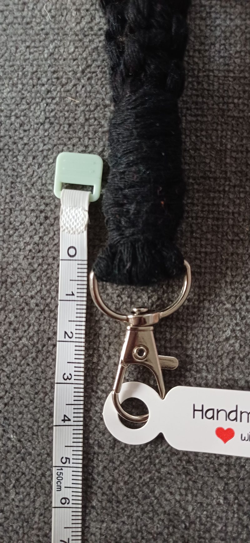 Black Square Knot Macrame Beaded Wristlet