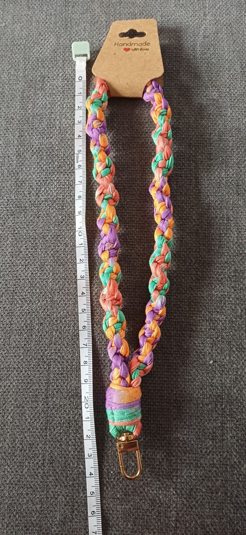 Multicoloued Stretchy Keyring Wristlet