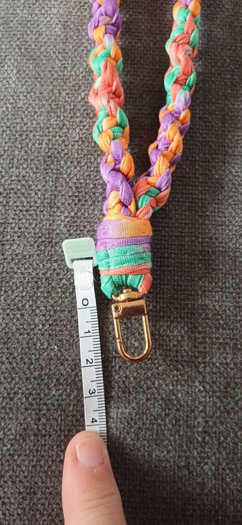 Multicoloued Stretchy Keyring Wristlet