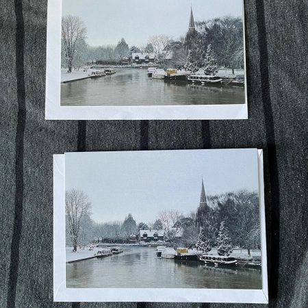 Pack of 2 Blank Greeting Cards Abingdon on Thames Oxfordshire
