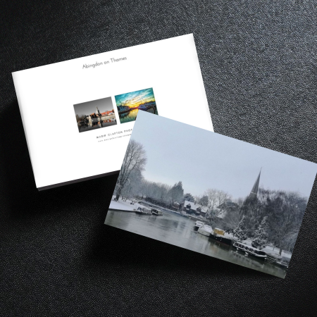 Pack of 2 Blank Greeting Cards Abingdon on Thames Oxfordshire