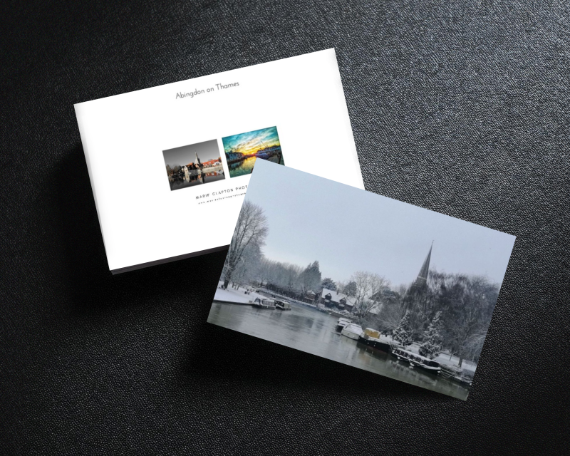 Pack of 2 Blank Greeting Cards Abingdon on Thames Oxfordshire