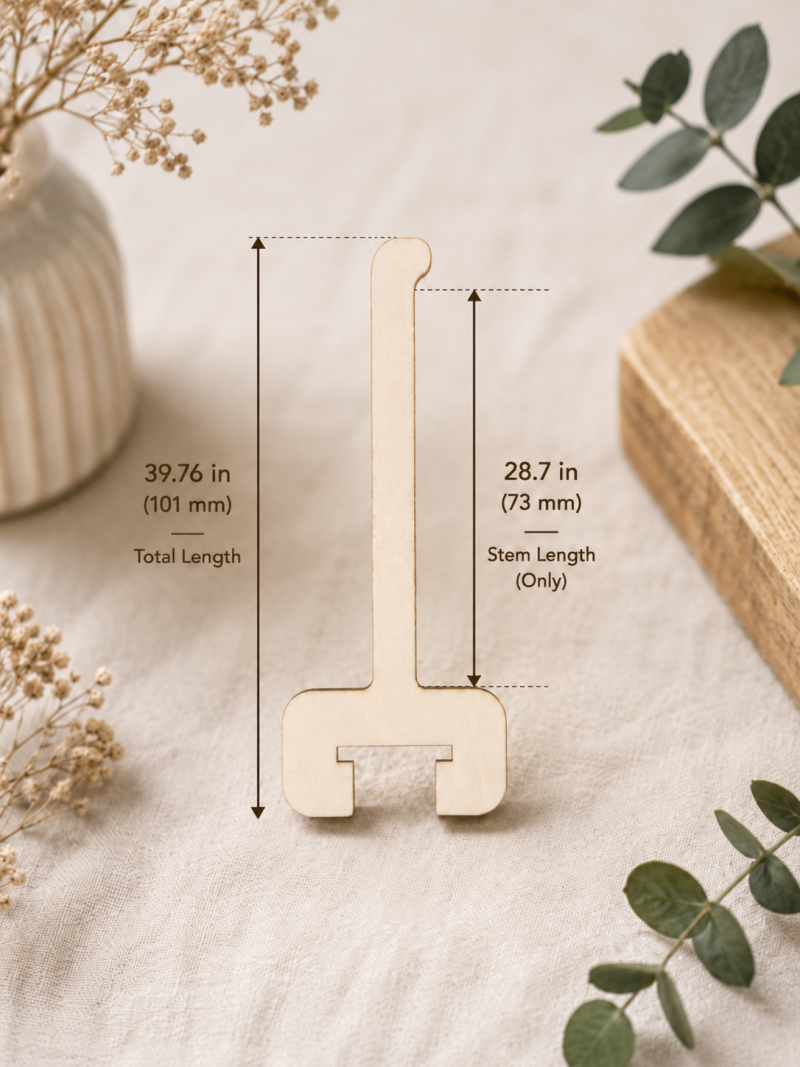 Basswood Earring Display Stand, Tabletop Jewelry Stand, Marketplace Stand Display