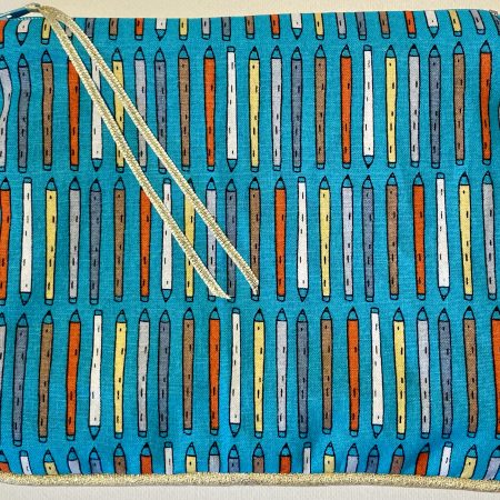 Small cosmetic bag, Handbag organiser pouch (pencils)