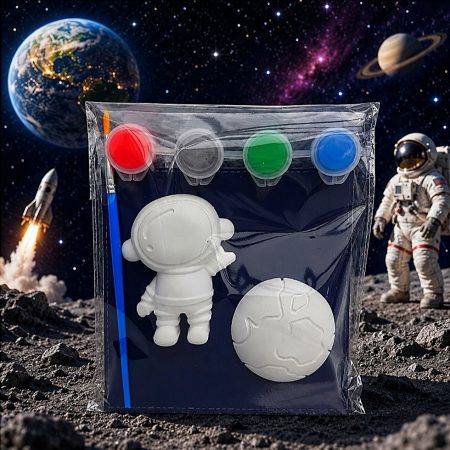 Paint your own Plaster Space Shapes, Craft Painting Activity, Space Gift, Space Party Bag Filler,Paint your own Astronaut 🎨🖌