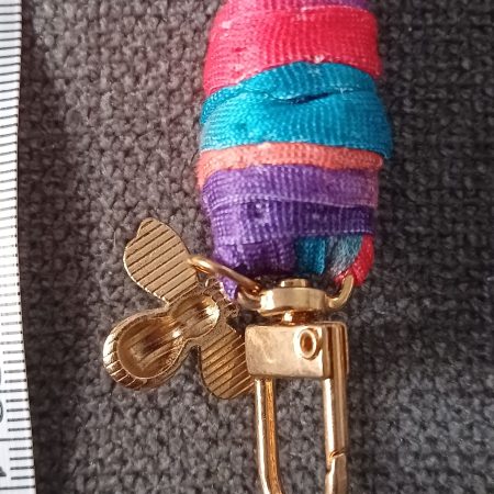 Multicoloured Stretchy Keyring Wristlet 2
