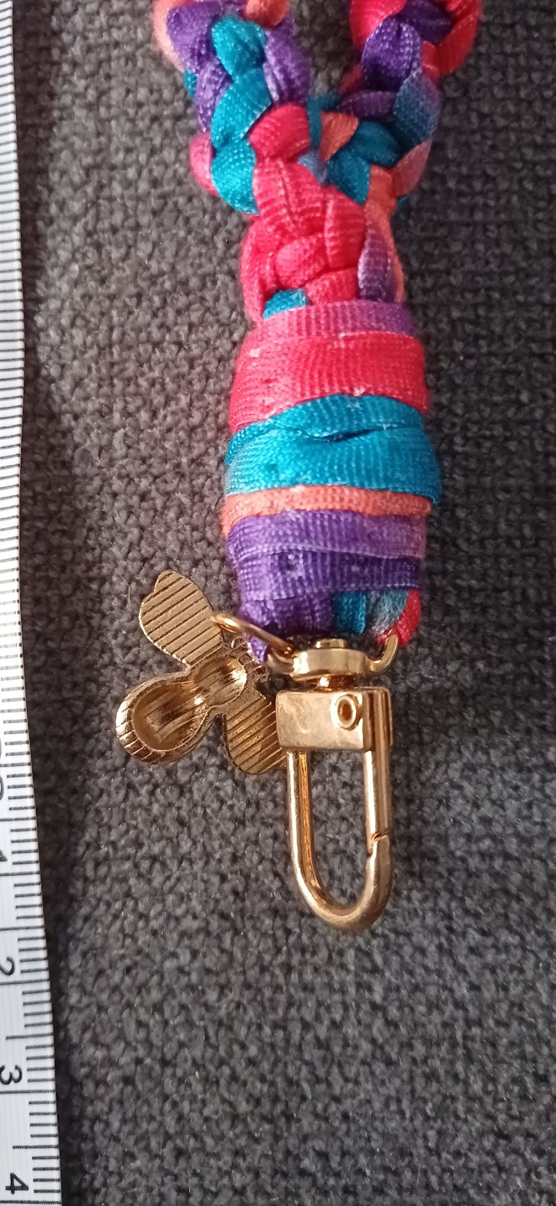 Multicoloured Stretchy Keyring Wristlet 2