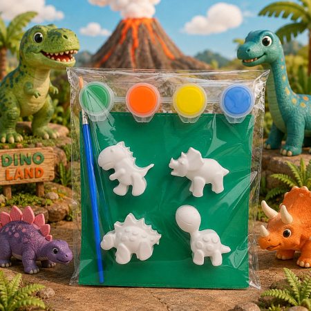 Paint your own Plaster Dinosaur Shapes, Craft Painting Activity, Dinosaur Gift, Dinosaur Party Bag Filler,Paint your own Dinosaur 🦕 🎨🖌