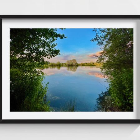 12×8 inch Photo Print of Radley Lakes Abingdon Oxfordshire
