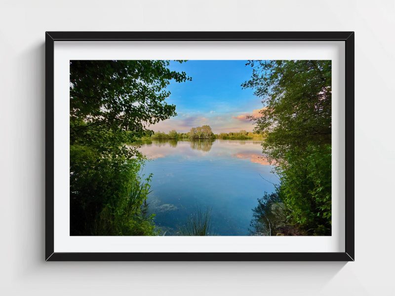 12×8 inch Photo Print of Radley Lakes Abingdon Oxfordshire