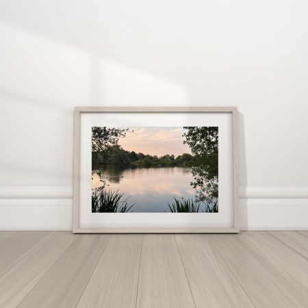 12×8 inch Photo Print of Radley Lakes Abingdon Oxfordshire (