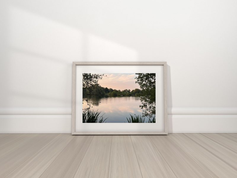 12×8 inch Photo Print of Radley Lakes Abingdon Oxfordshire (