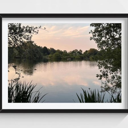 12×8 inch Photo Print of Radley Lakes Abingdon Oxfordshire (