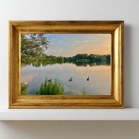 12×8 inch Photo Print of Radley Lakes Abingdon Oxfordshire
