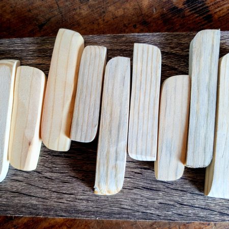 Hand Made Recycled Wood Comfort Chip With Free Personalisation