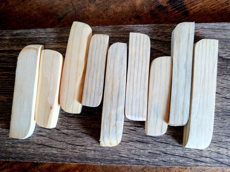 Hand Made Recycled Wood Comfort Chip With Free Personalisation