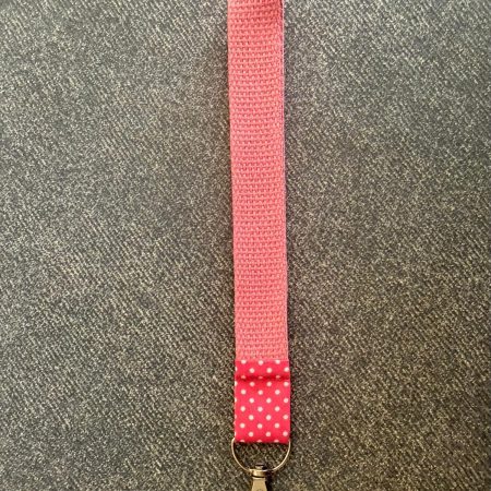 **NEW** Webbing Wristlet Keychain Keyfob with Lobster Clasp