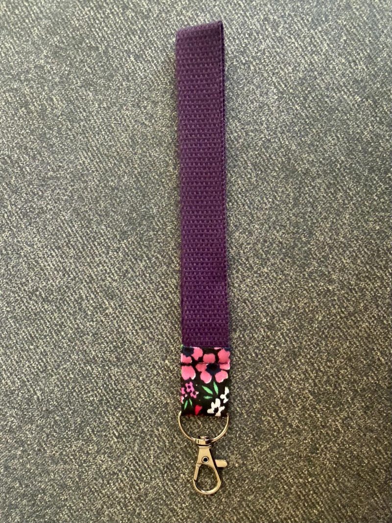 **NEW** Webbing Wristlet Keychain Keyfob with Lobster Clasp