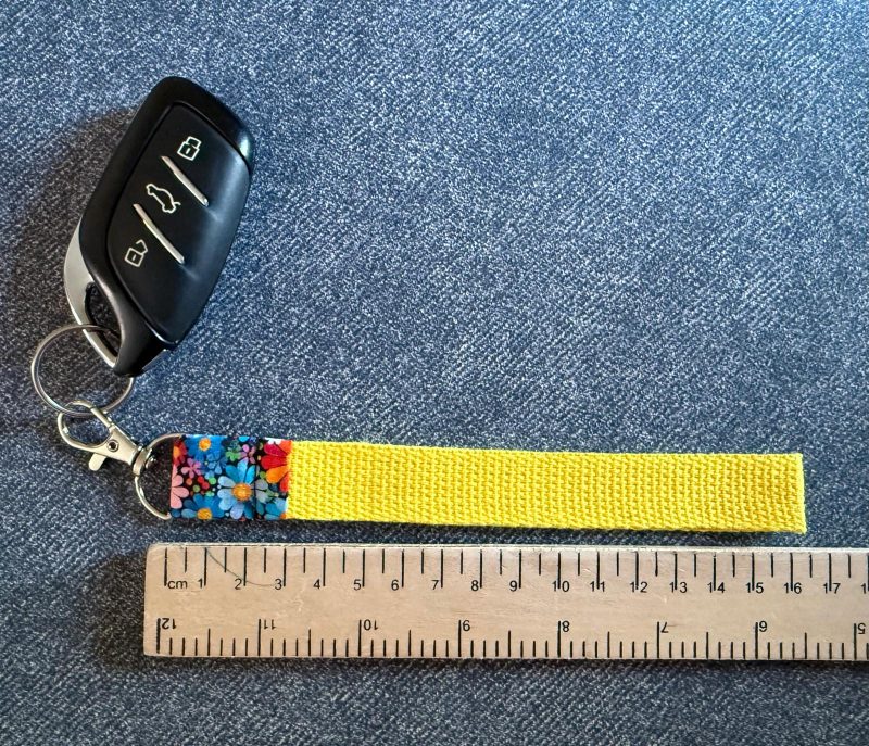 **NEW** Webbing Wristlet Keychain Keyfob with Lobster Clasp