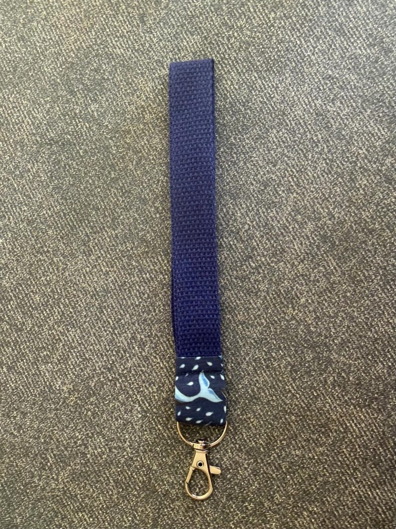 **NEW** Webbing Wristlet Keychain Keyfob with Lobster Clasp