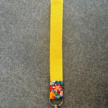 **NEW** Webbing Wristlet Keychain Keyfob with Lobster Clasp