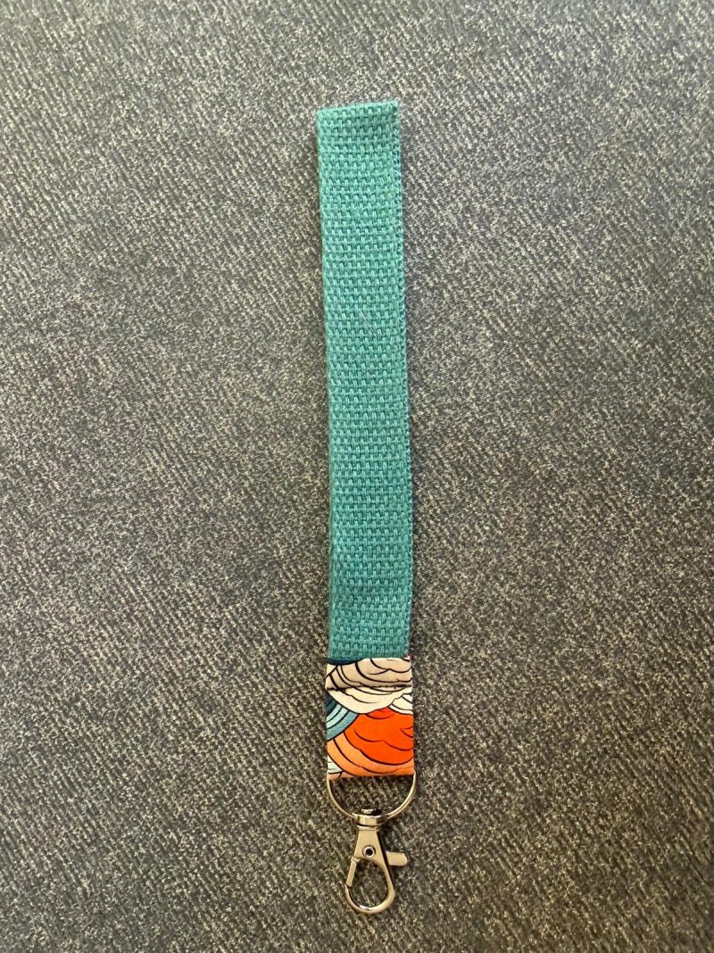 **NEW** Webbing Wristlet Keychain Keyfob with Lobster Clasp