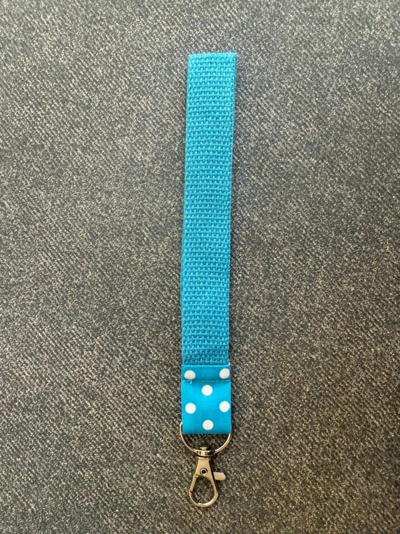 **NEW** Webbing Wristlet Keychain Keyfob with Lobster Clasp
