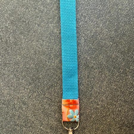 **NEW** Webbing Wristlet Keychain Keyfob with Lobster Clasp