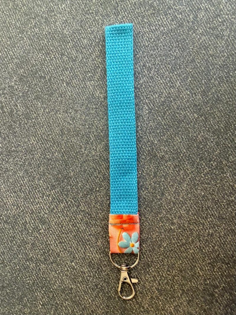 **NEW** Webbing Wristlet Keychain Keyfob with Lobster Clasp