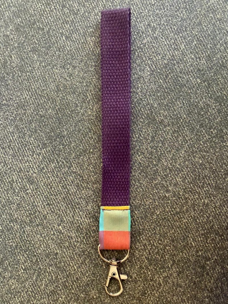 **NEW** Webbing Wristlet Keychain Keyfob with Lobster Clasp