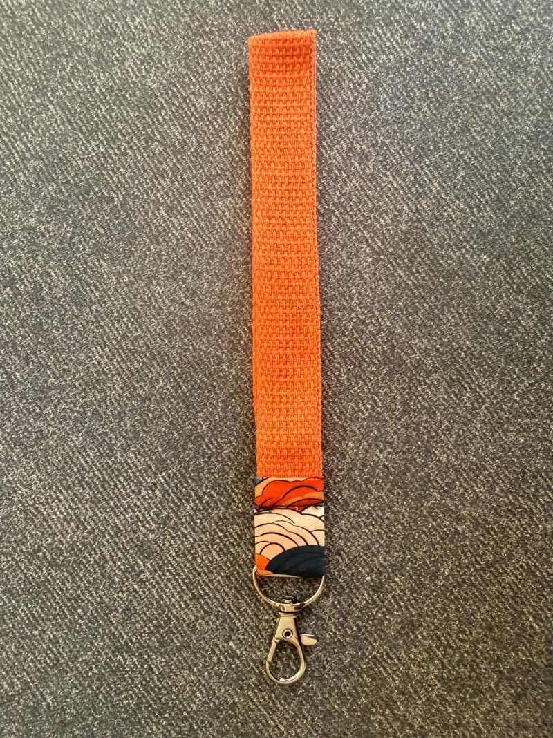 **NEW** Webbing Wristlet Keychain Keyfob with Lobster Clasp