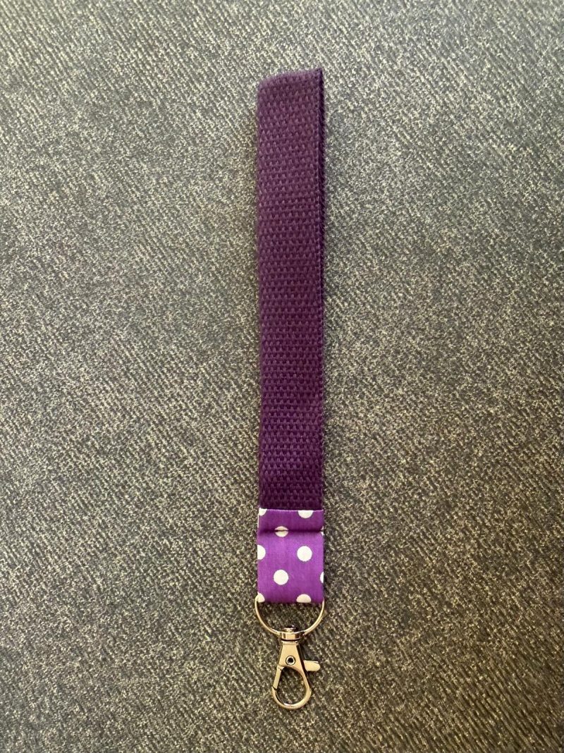 **NEW** Webbing Wristlet Keychain Keyfob with Lobster Clasp