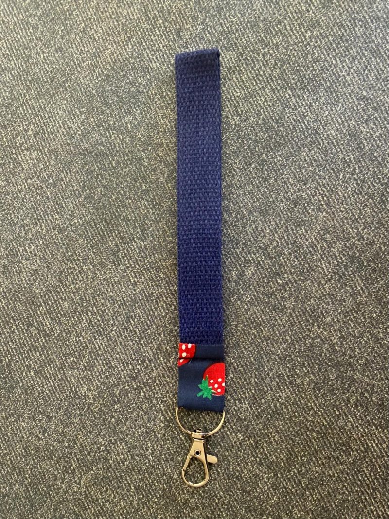**NEW** Webbing Wristlet Keychain Keyfob with Lobster Clasp