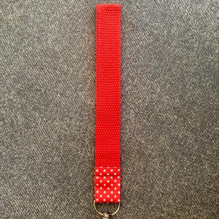 **NEW** Webbing Wristlet Keychain Keyfob with Lobster Clasp