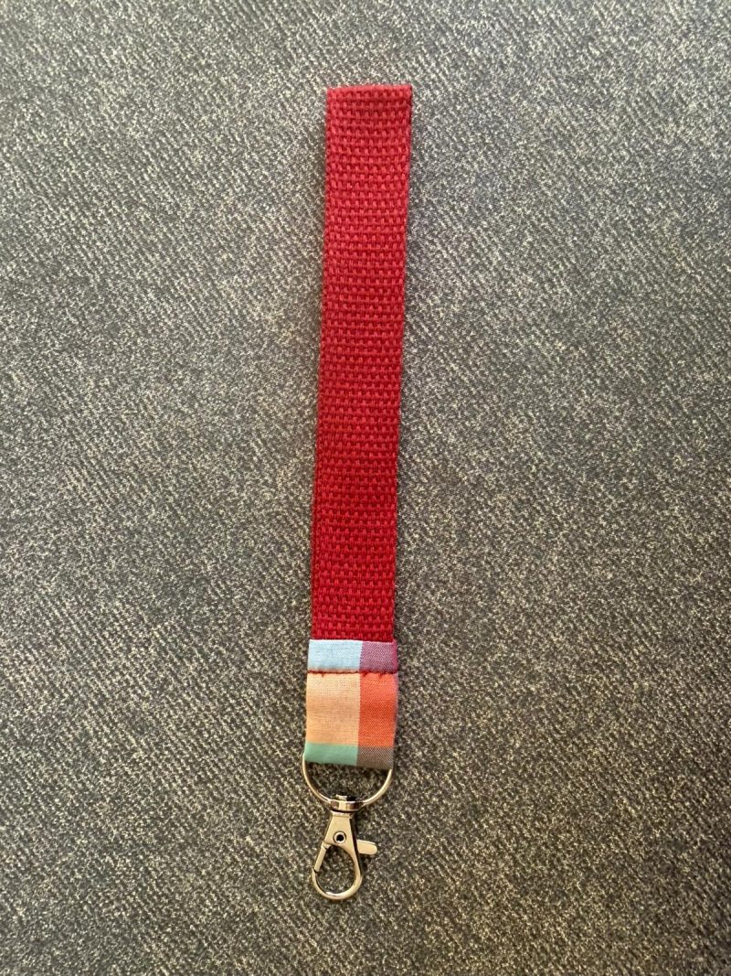 **NEW** Webbing Wristlet Keychain Keyfob with Lobster Clasp