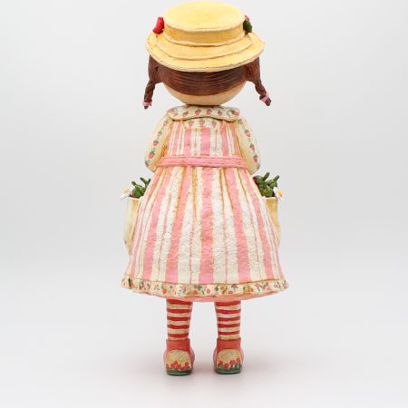 Handmade Paper Clay Art Doll Clara Berrywell, 32cm Tall