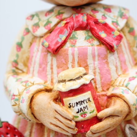 Handmade Paper Clay Art Doll Clara Berrywell, 32cm Tall