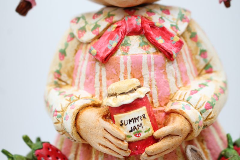 Handmade Paper Clay Art Doll Clara Berrywell, 32cm Tall