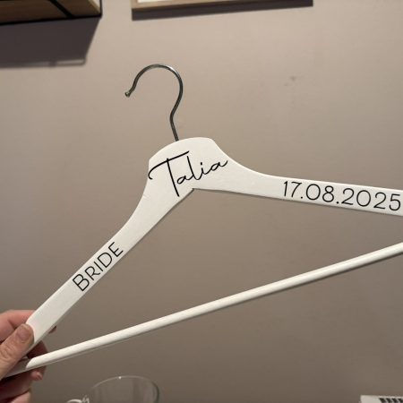Customised Wedding Hanger: Bridal Party Dress Hanger