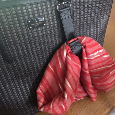 Bag accessory garment holder - The Wraplet