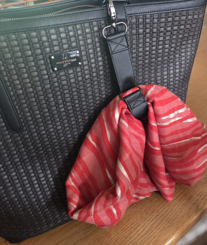Bag accessory garment holder - The Wraplet