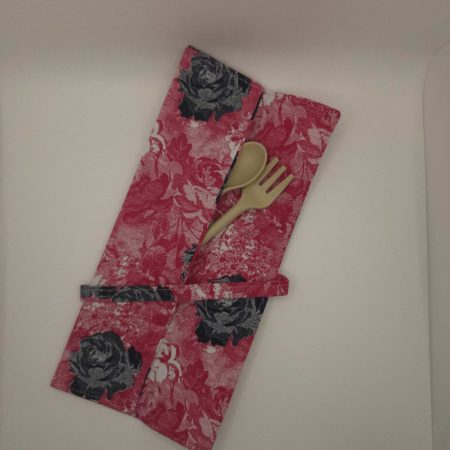 Re-usable cutlery holder